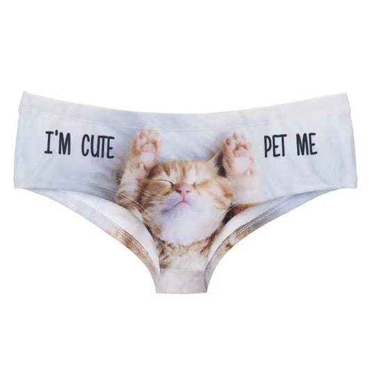 Culotte Chat “I’m Cute, Pet Me”